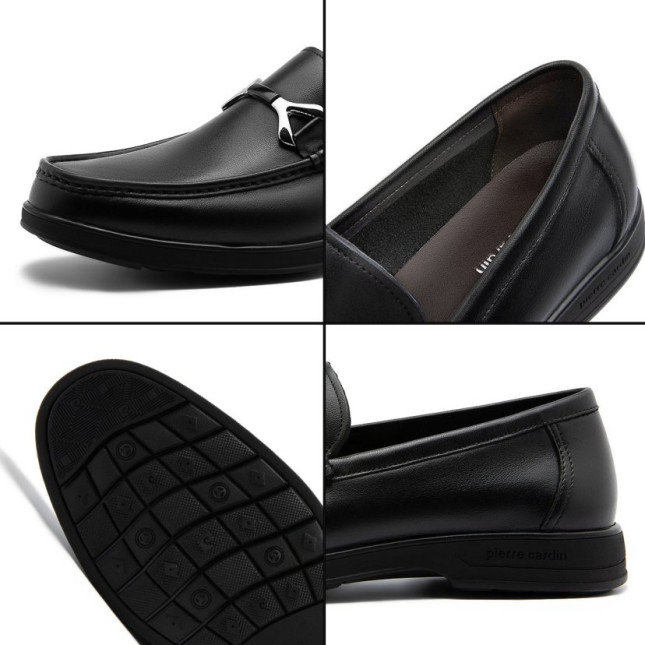 Pierre Cardin Men's Cow Leather Business Loafers Y21G330A